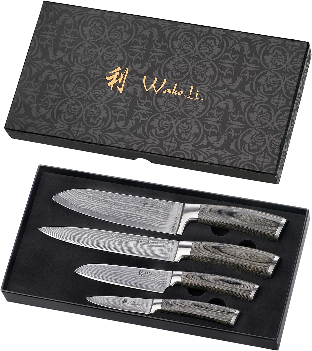 4er Profi Damastmesser-Set Edis