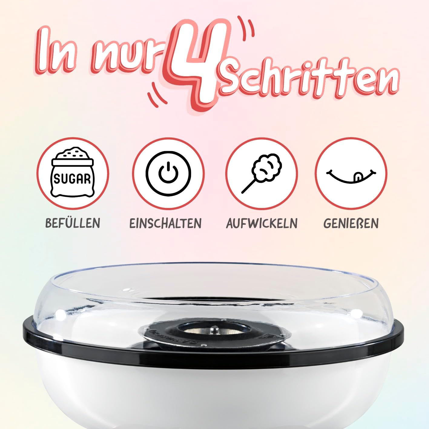 Zuckerwattemaschine, Mint