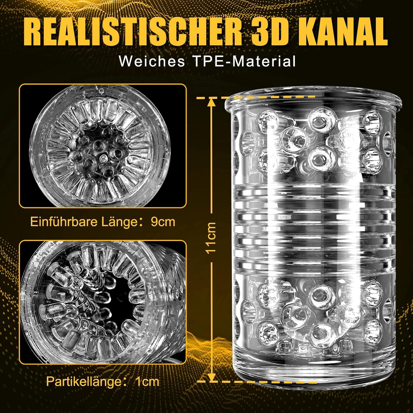 Automatischer Masturbator, B-gelb