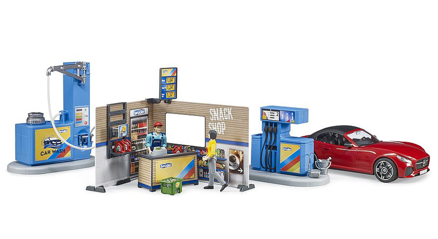 bworld Tankstelle mit Waschplatz, Spielfigur