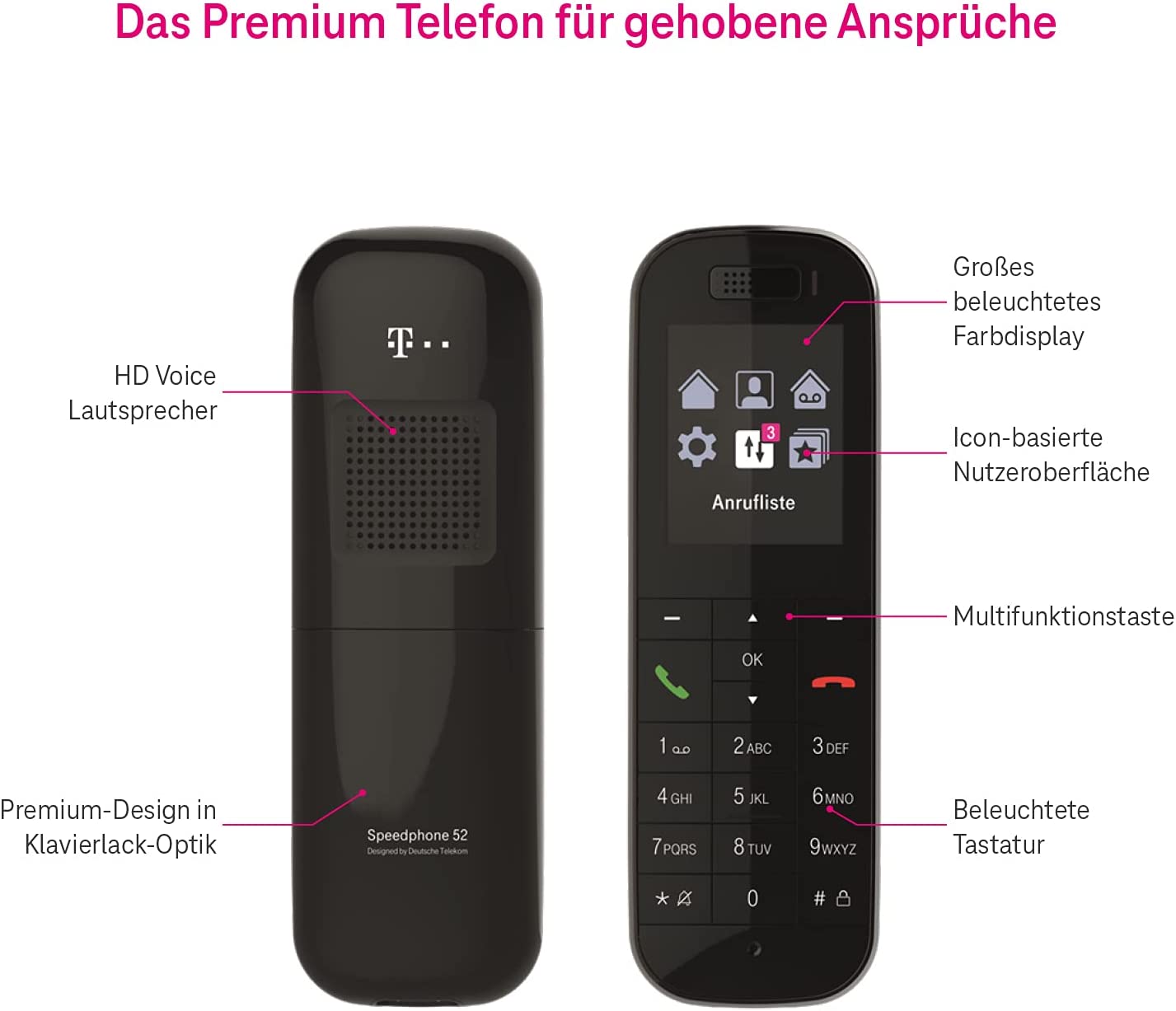 Speedphone 52, Telefon