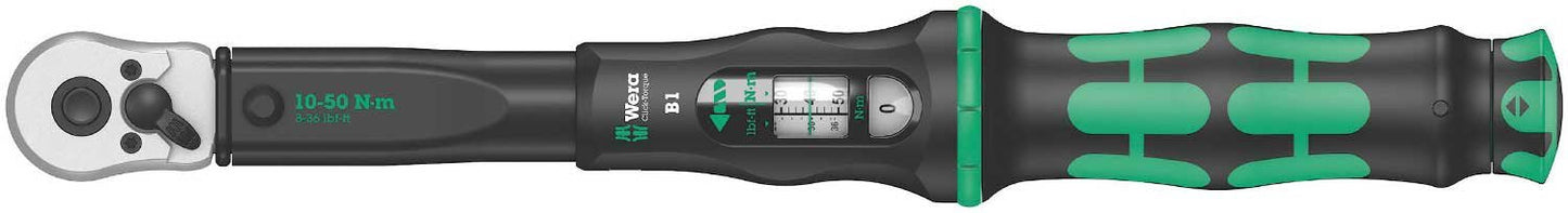 Drehmomentschlüssel mit Umschaltknarre Click-Torque B 1