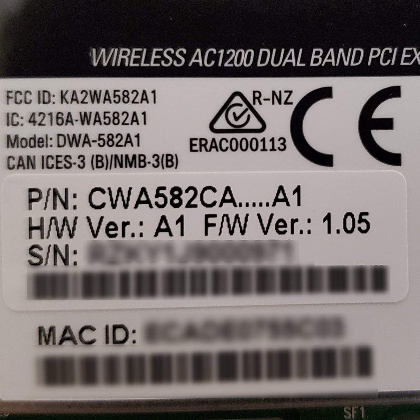 DWA-582, WLAN-Adapter