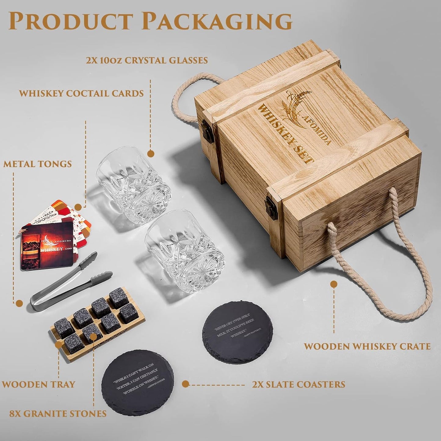 Whiskey Zubehör Set