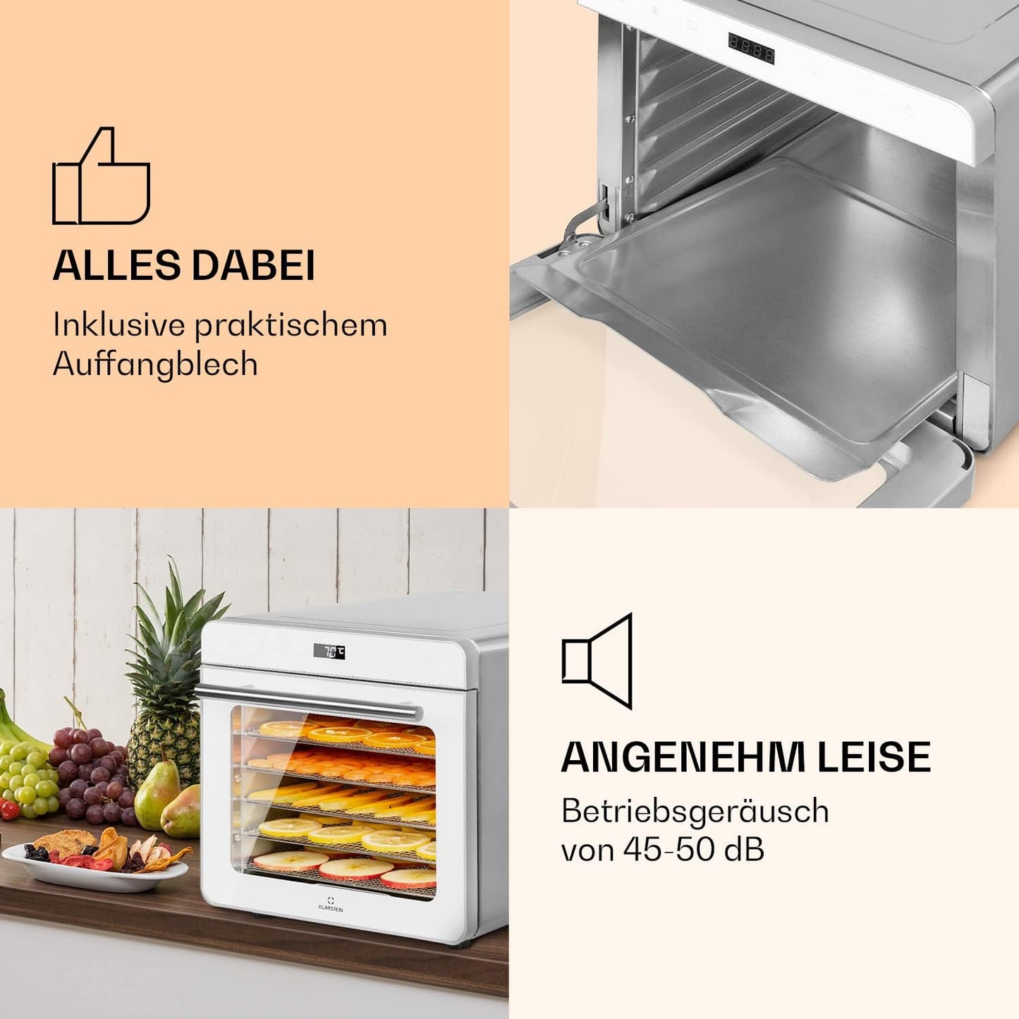 Food Dehydrator, Weiss