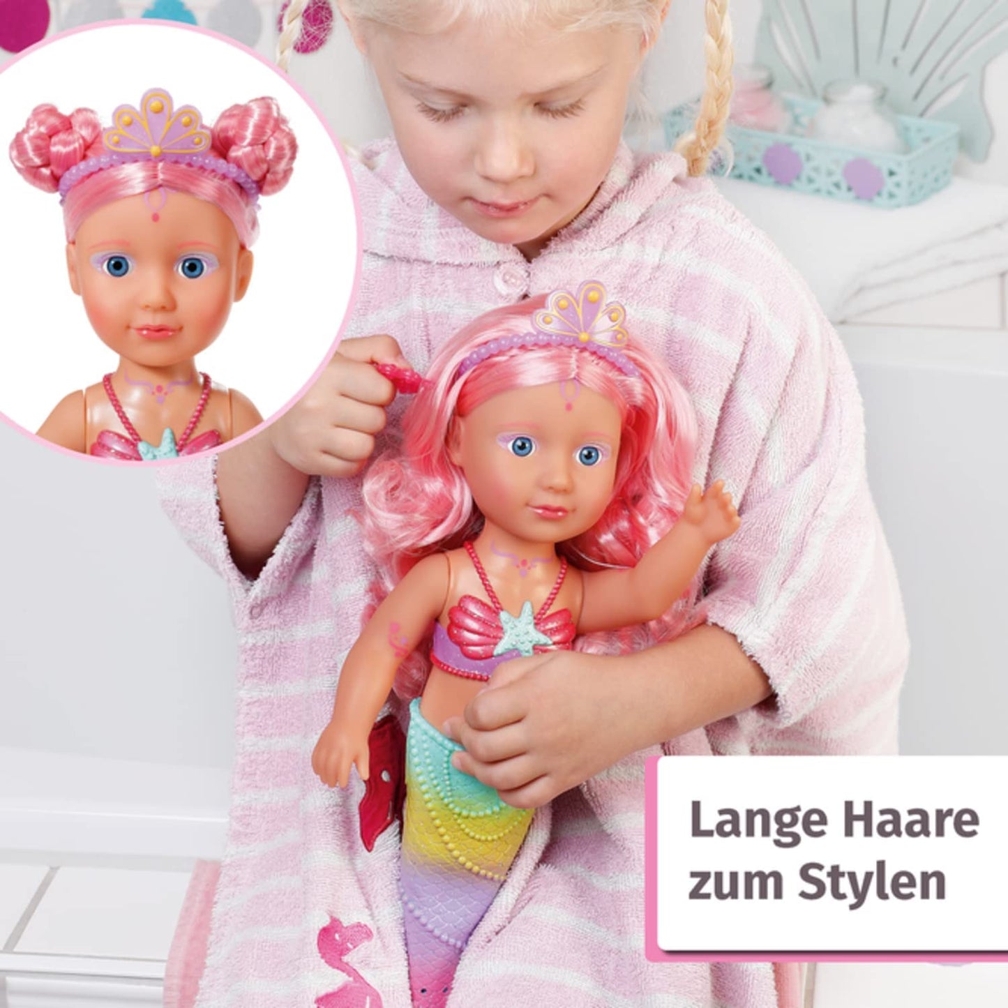 BABY born® Little Sister Meerjungfrau 46cm, Puppe