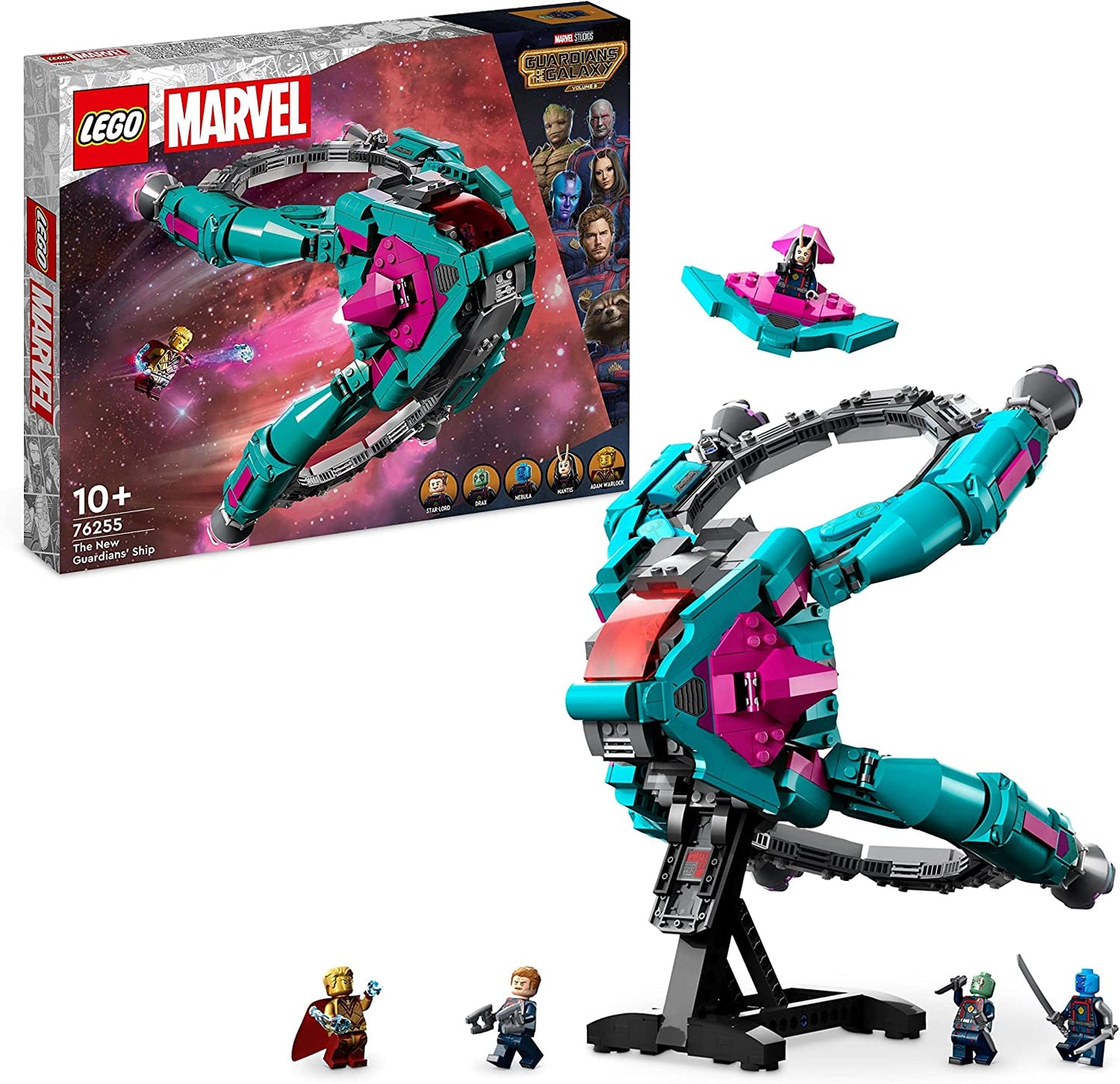 76255 Marvel Das neue Schiff der Guardians, Konstruktionsspielzeug, Single