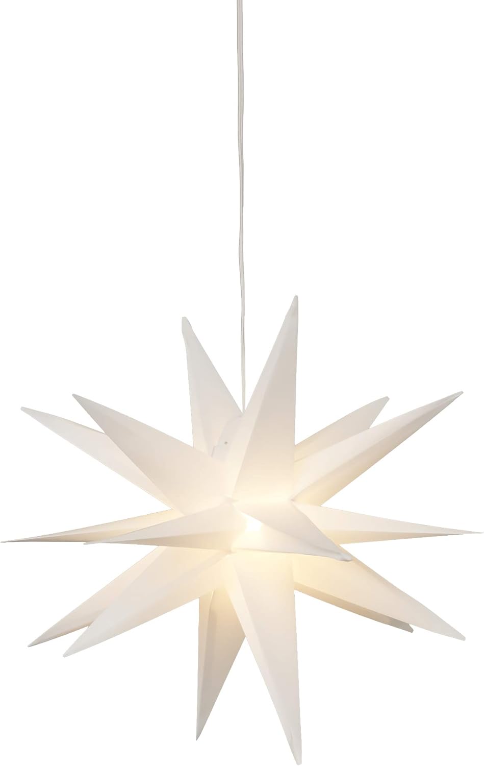 3D Leuchtstern, Weiss, Ø 57 cm (Netzstecker)