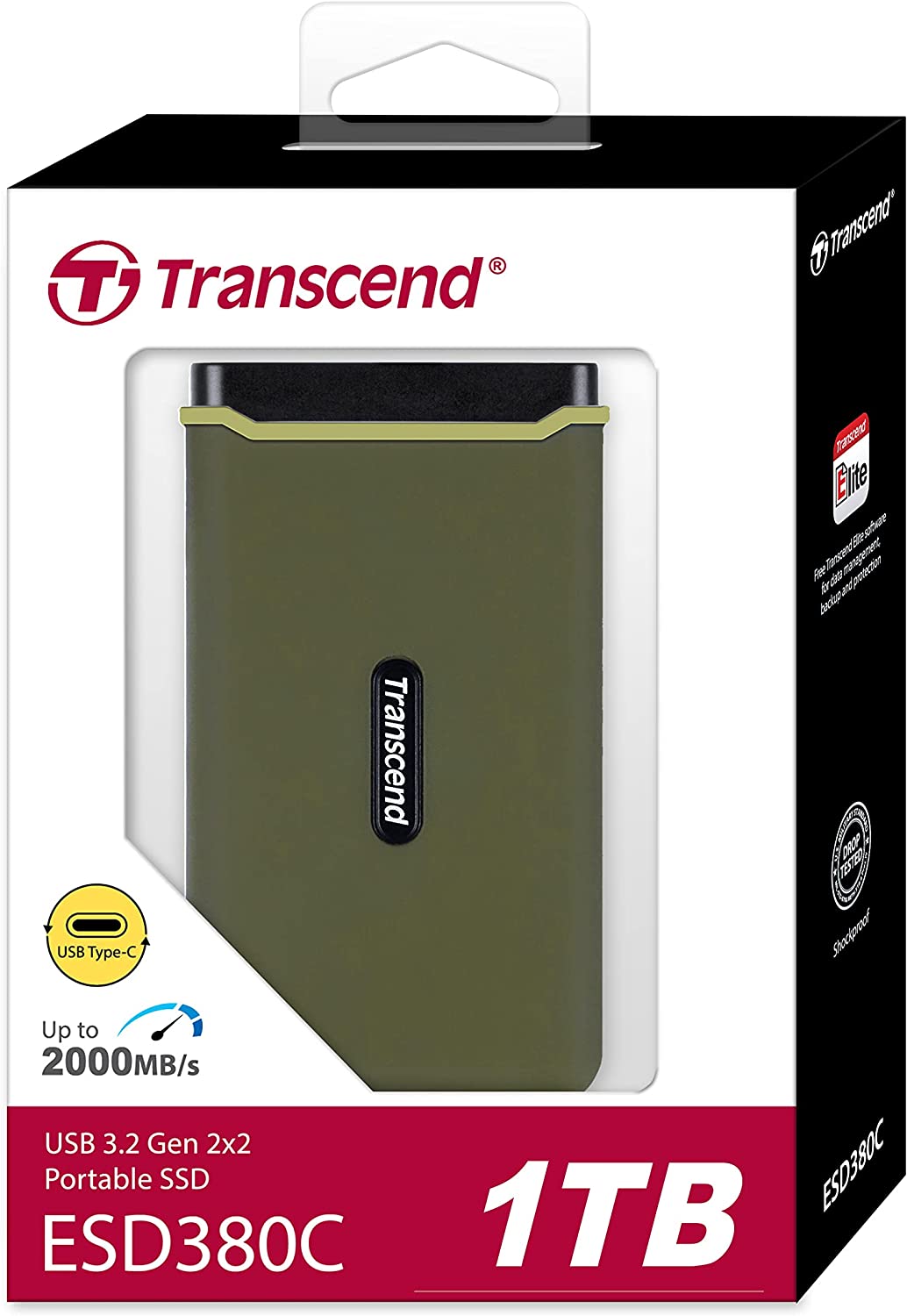 ESD380C 1 TB, Externe SSD, 1TB