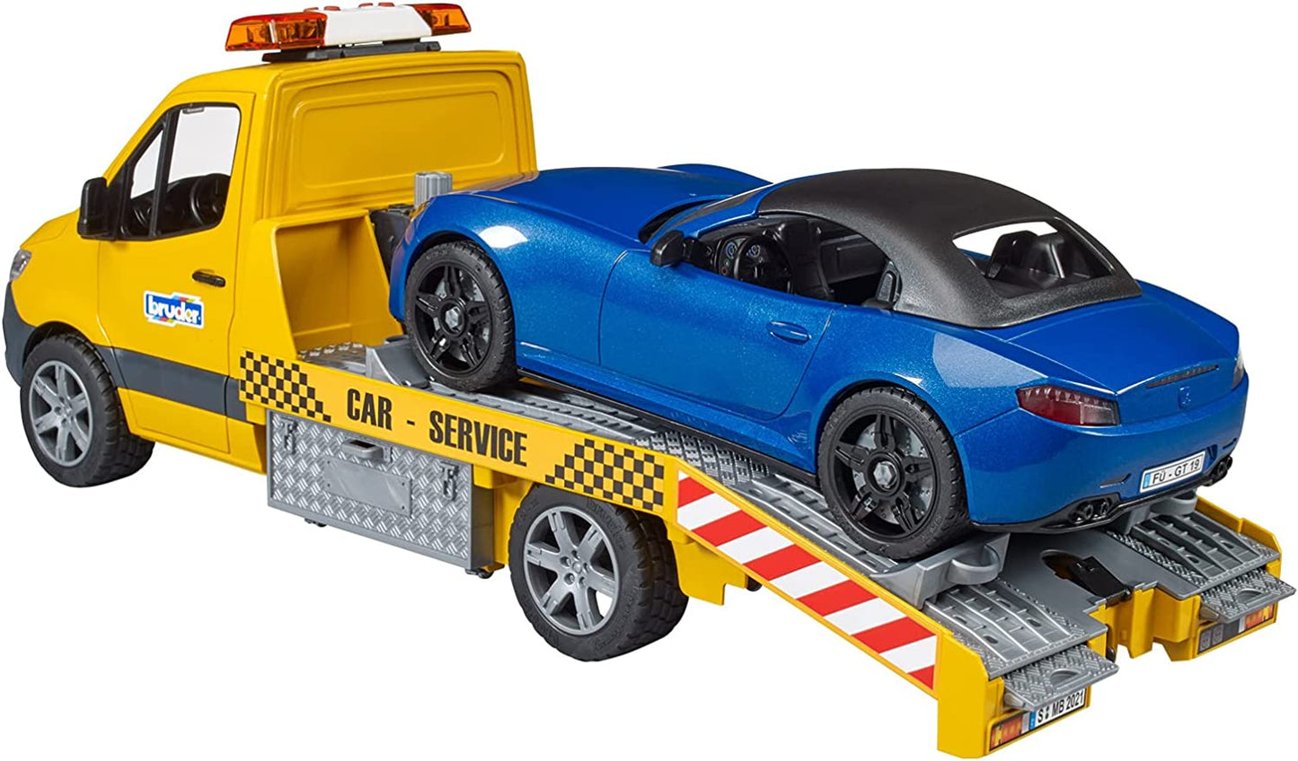 MB Sprinter Autotransporter mit Light & Sound Modul , Modellfahrzeug