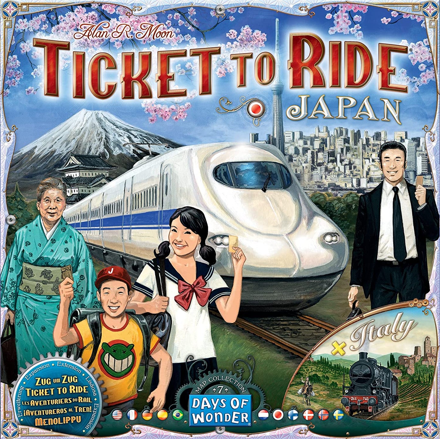 Zug um Zug: Japan & Italien, Brettspiel