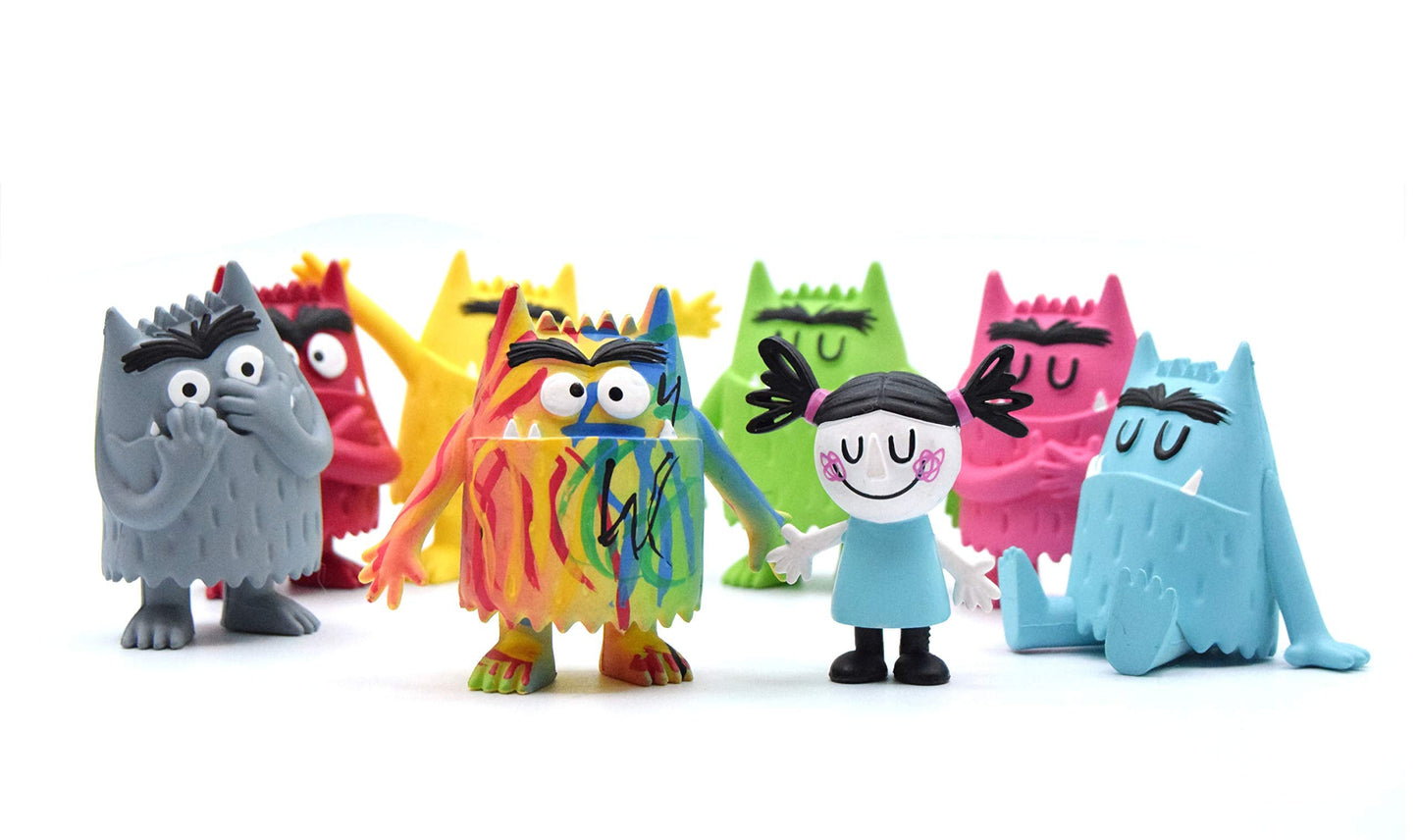 Monster-Set, Monstruo de colores - Set aus 8 Figuren