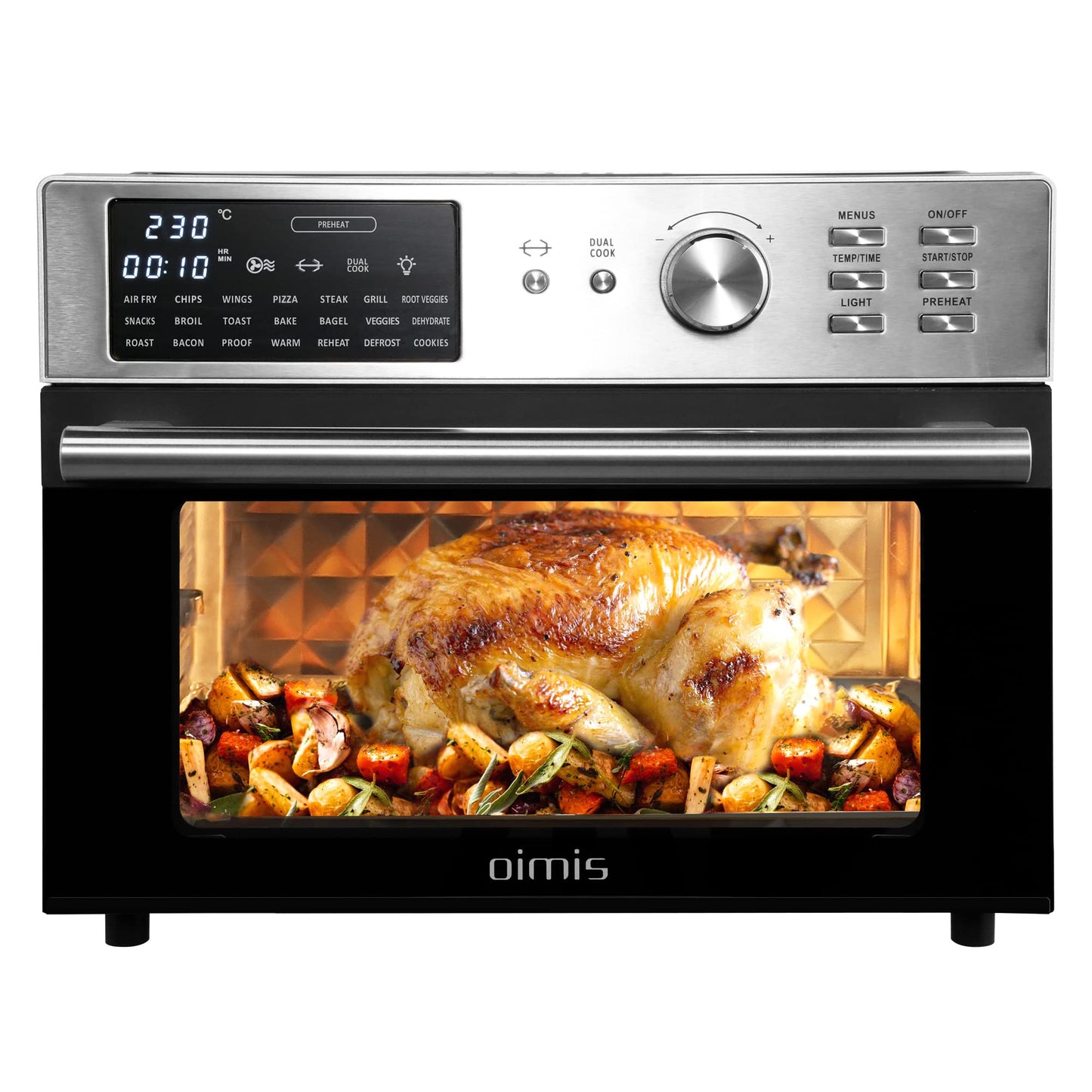 Heissluftbackofen, Rostfreier Stahl