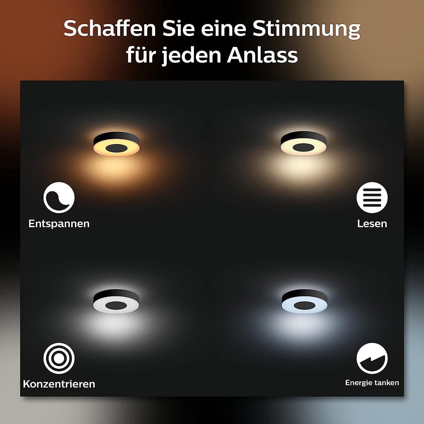White & Color Ambiance Xamento Einbauspot, LED-Leuchte