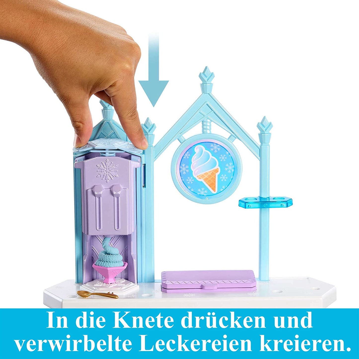 Disney Die Eiskönigin Elsas und Olafs Eiscreme-Stand, Kulisse