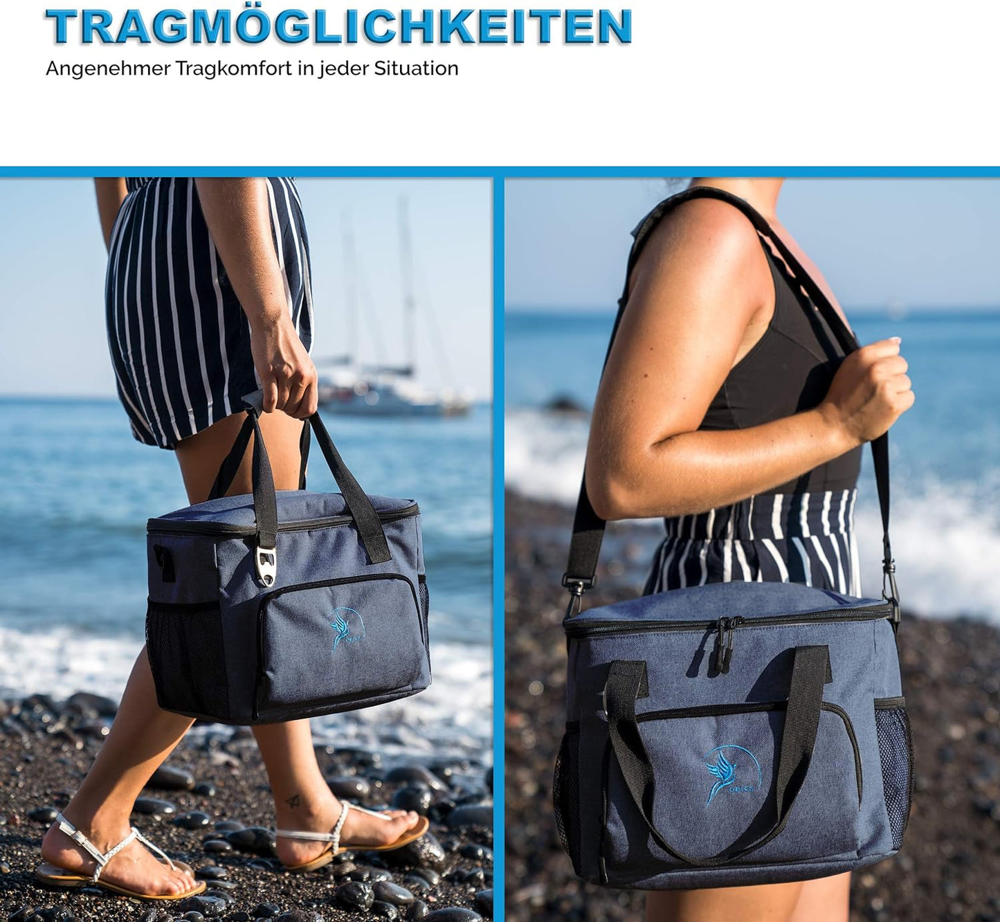 Kühltasche, 20 Liter, Blau