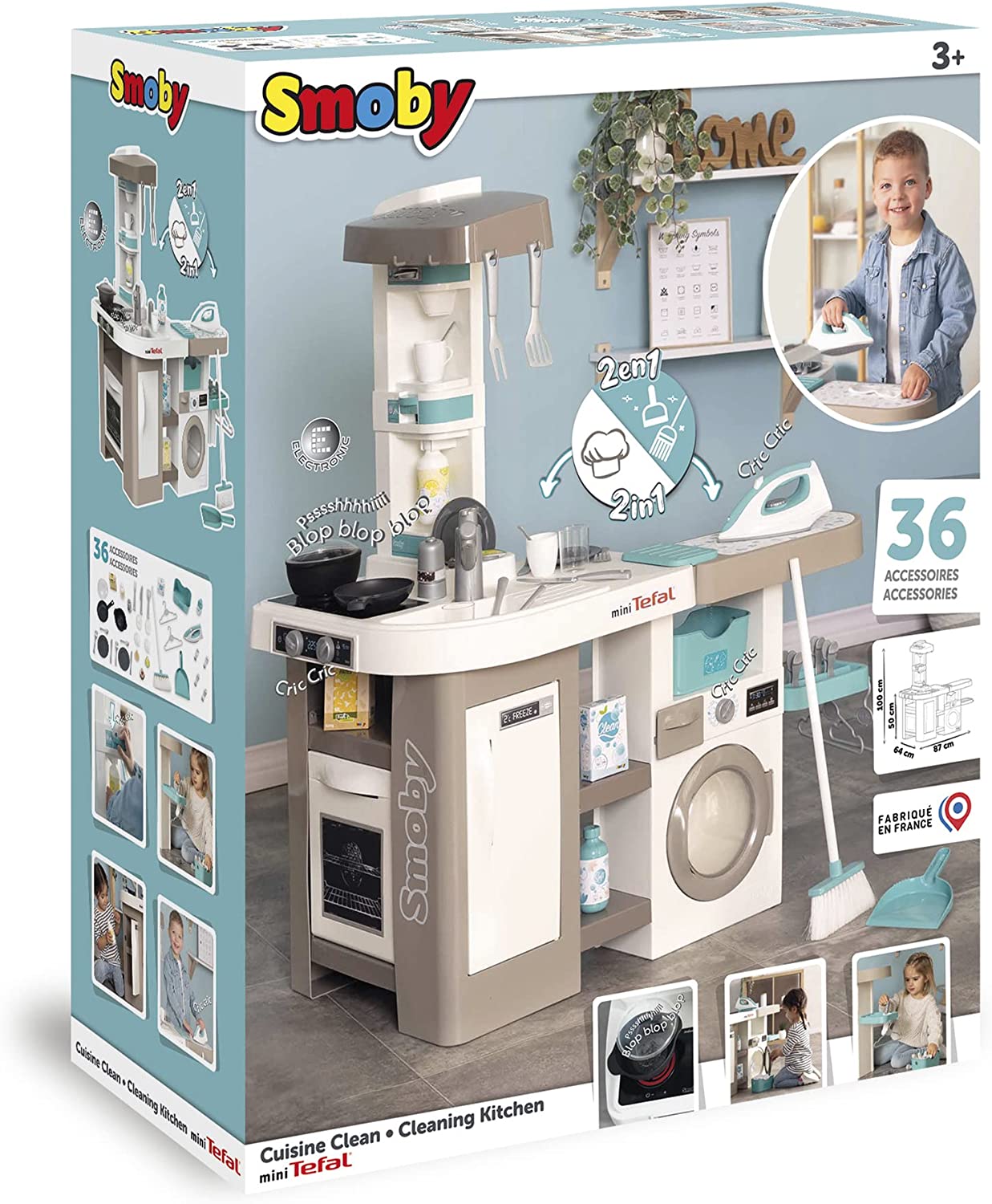Tefal Studio Küche mit Waschmaschine, Spielküche