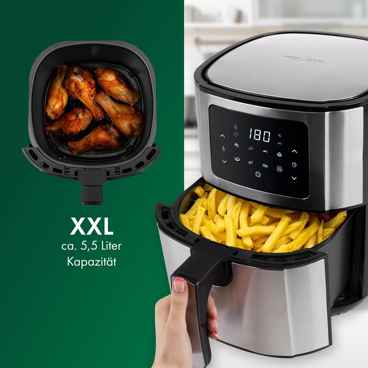 PC-FR 1239 H, Heissluftfritteuse