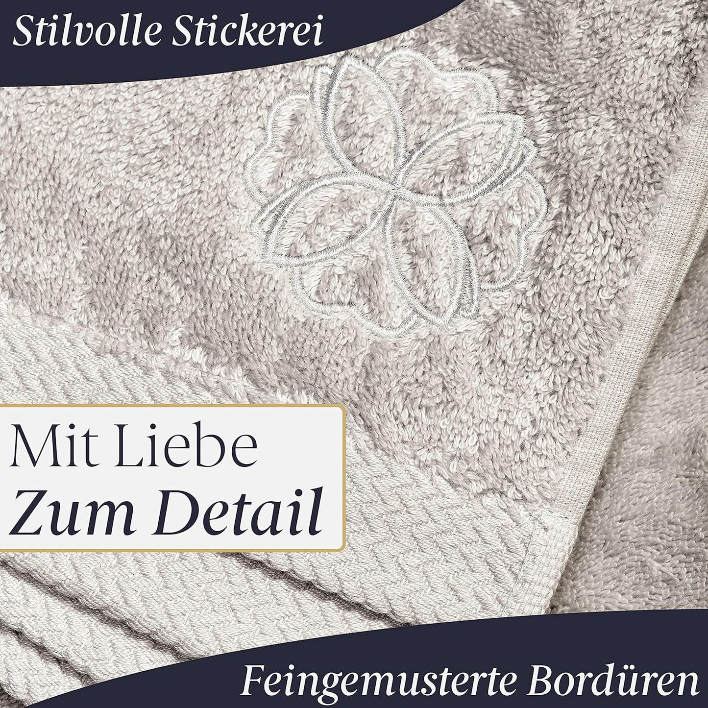 Saunatuch Set, Sandgrau