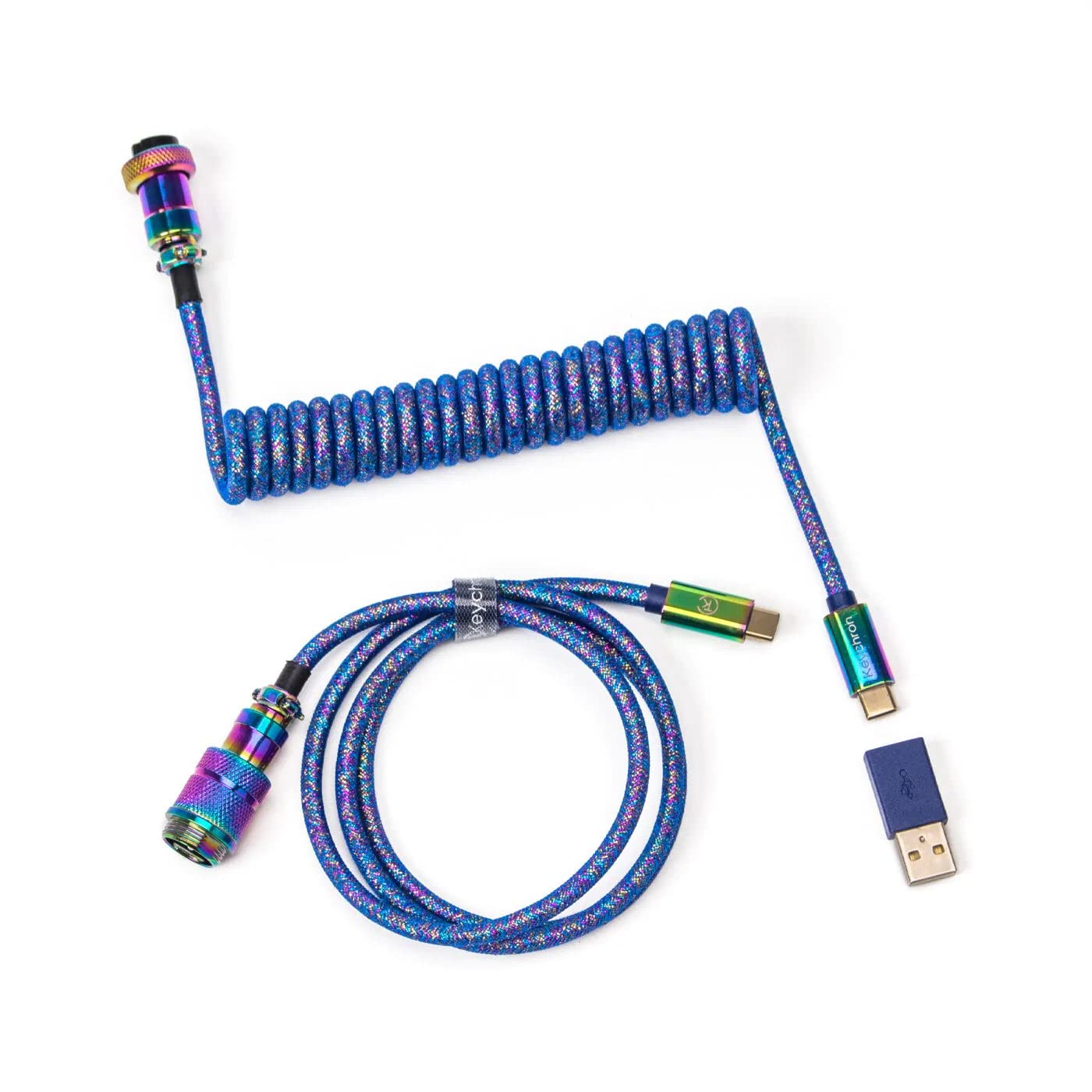 USB 3.2 Gen 1 Premium Coiled Aviator Kabel, USB-C Stecker > USB-C Stecker