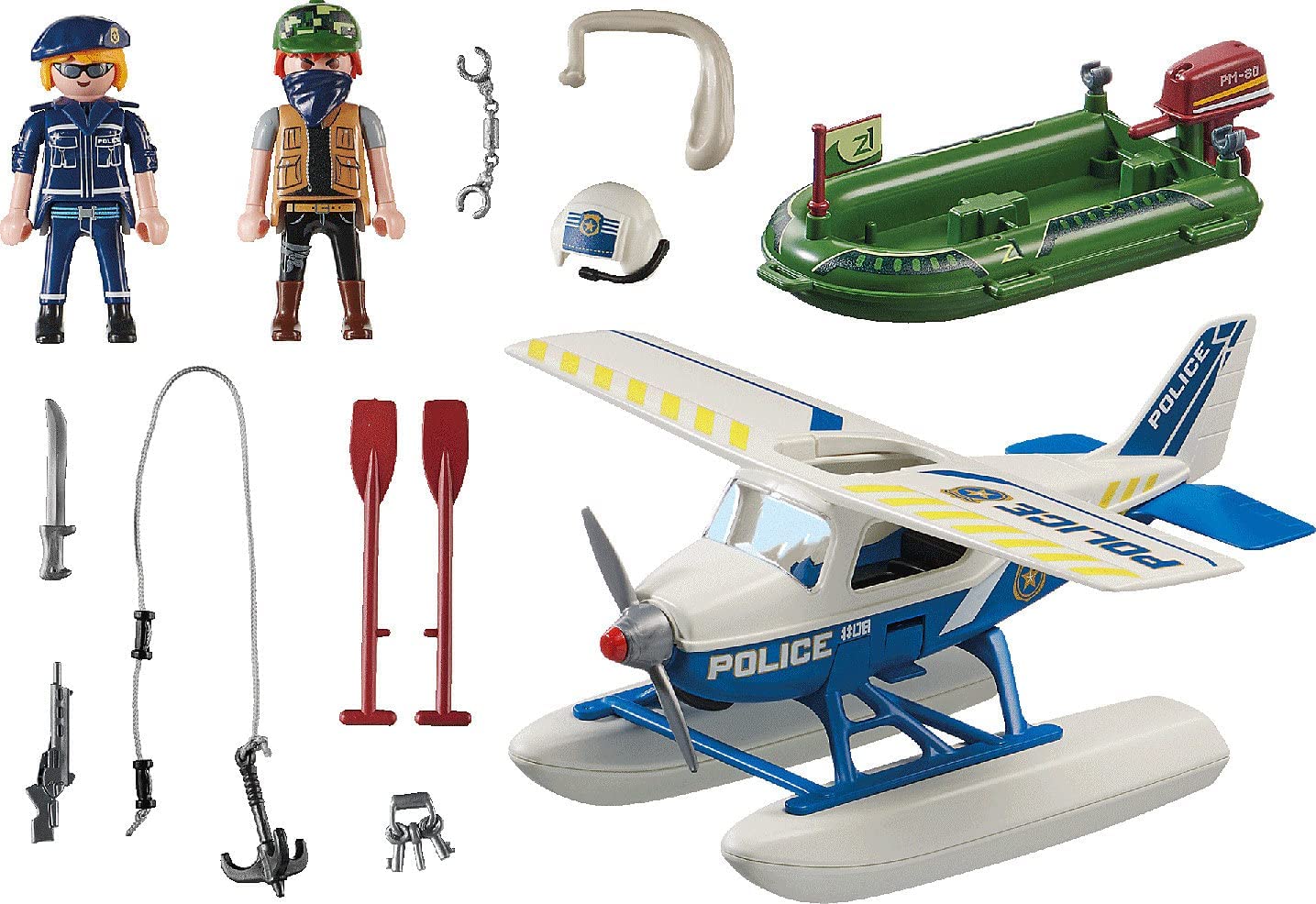 70779 City Action Polizei-Wasserflugzeug: Schmuggler-Verfolgung, Konstruktionsspielzeug