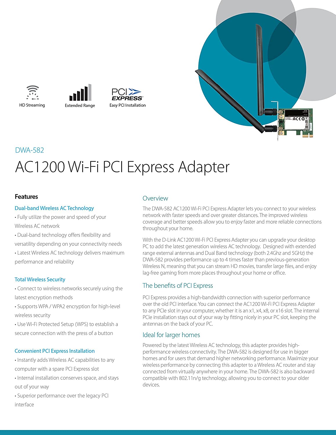 DWA-582, WLAN-Adapter