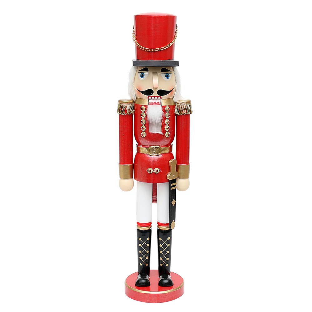 Nussknacker Soldat 521169R, Rot Metallic