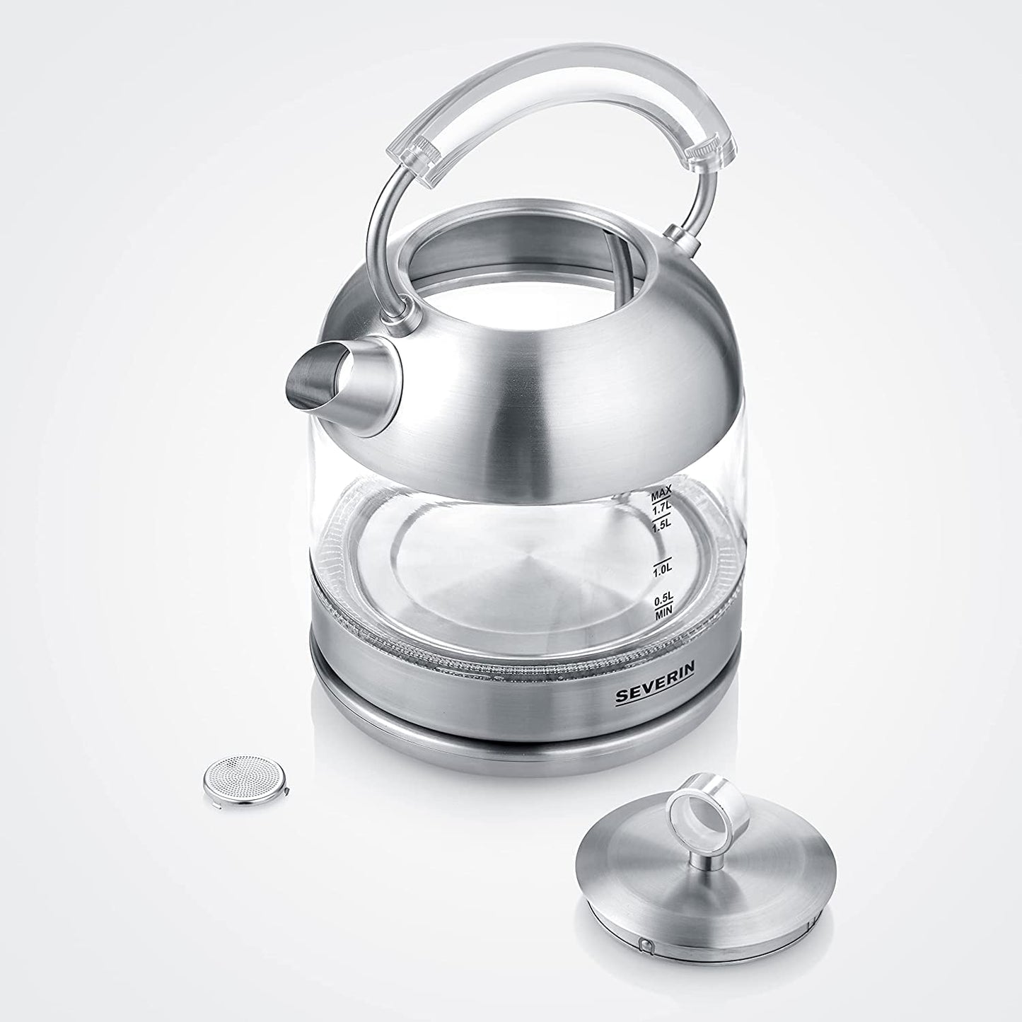 Glas-Wasserkocher Retro WK 3459, 1,7L, Retro-Look