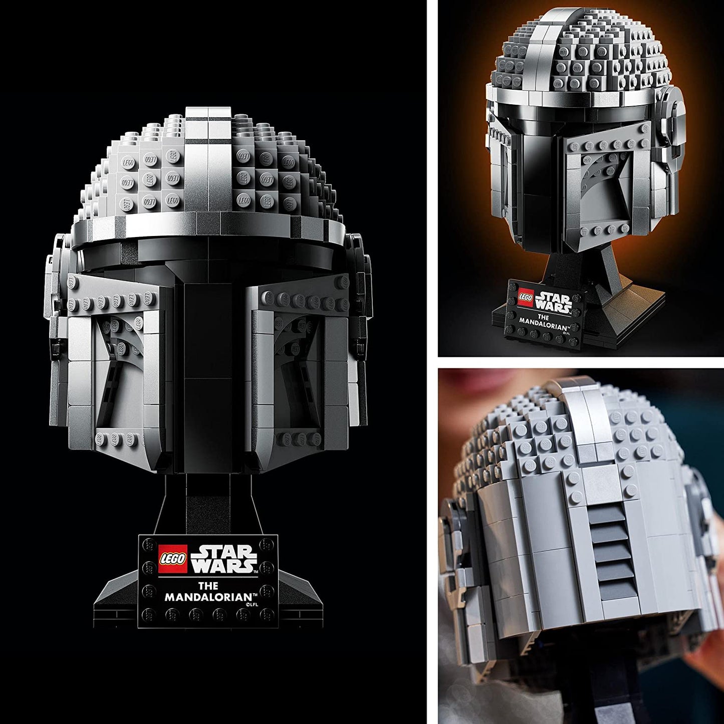 75328 Star Wars Mandalorianer Helm, Konstruktionsspielzeug
