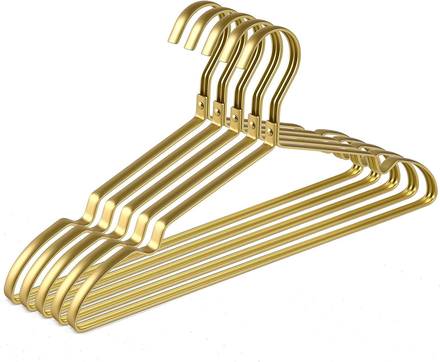 Metallbügel, 20 Stk., Metall Kleiderbuegel, 20 Stk., Goldfarben