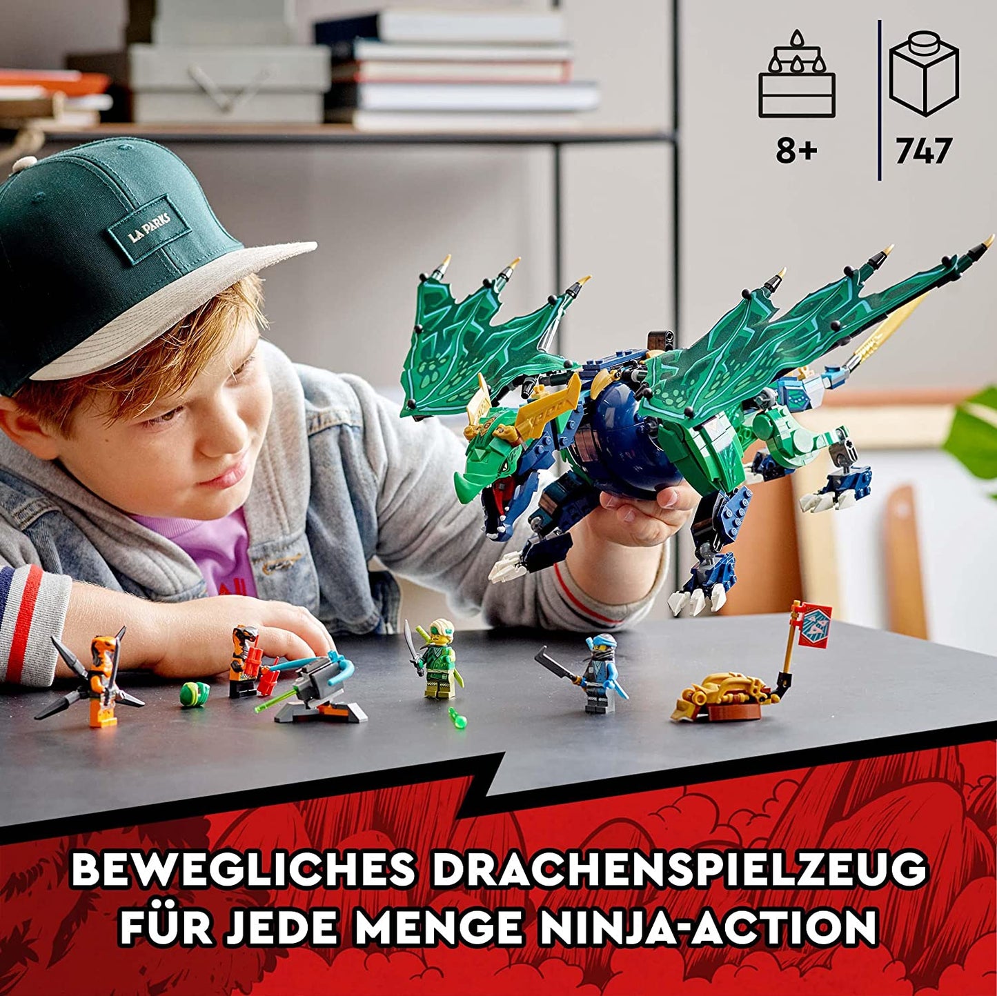 71766 NINJAGO Lloyds legendärer Drache, Konstruktionsspielzeug