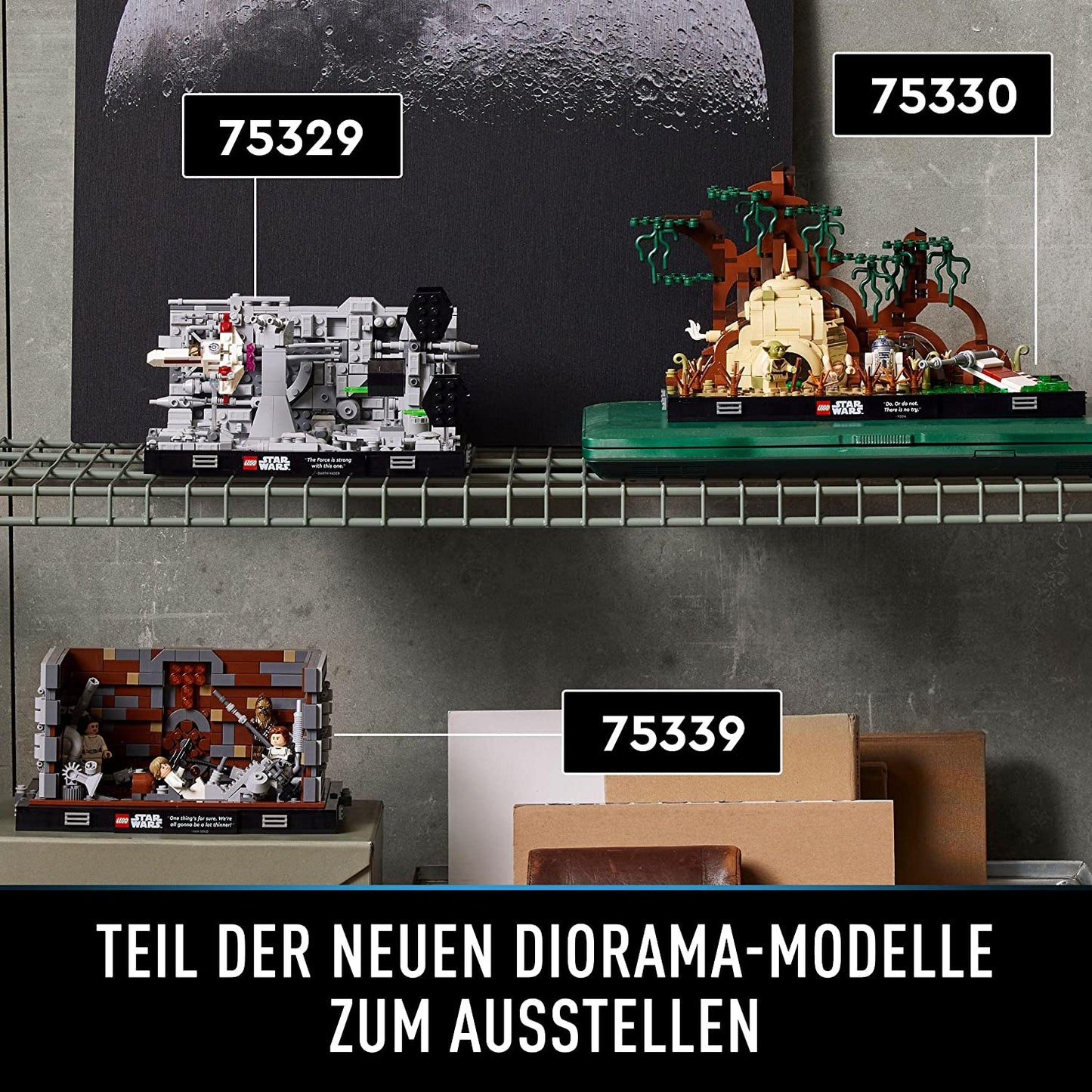 75329 Death Star Trench Run Diorama, Konstruktionsspielzeug