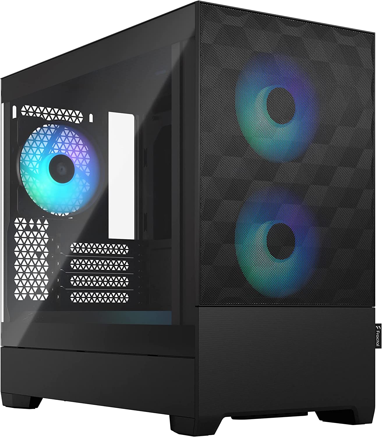 Pop Mini Air RGB Black TG Clear Tint, Tower-Gehäuse