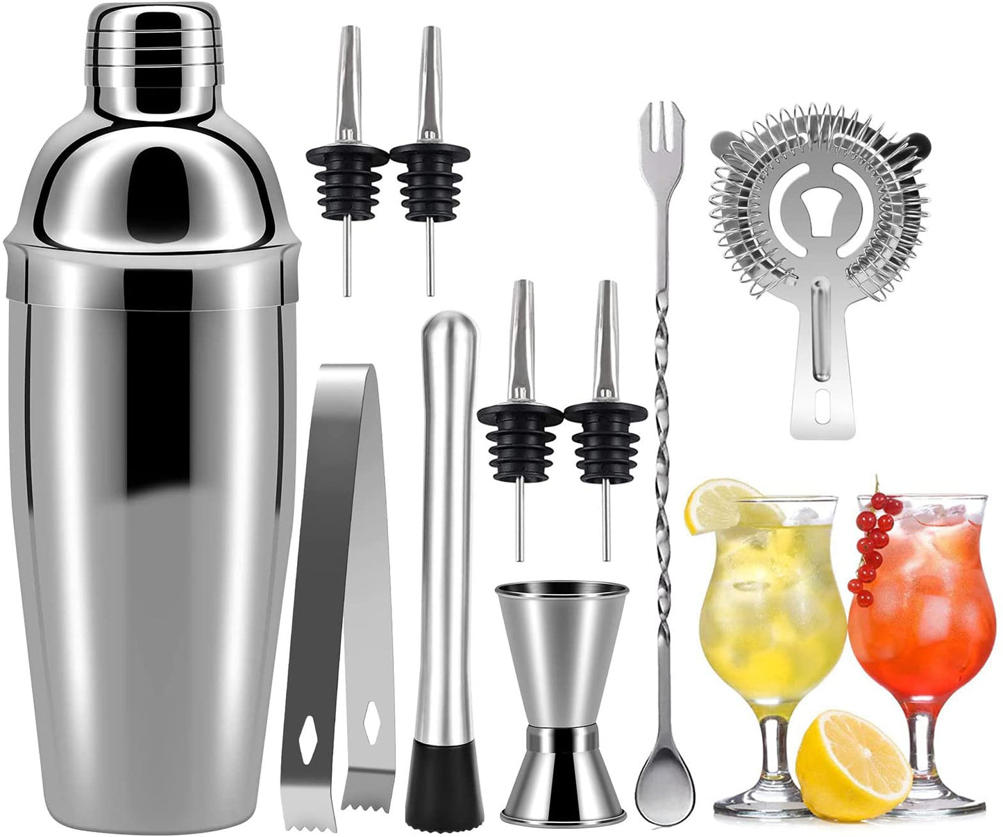 Cocktailshaker Set, 10 Pcs
