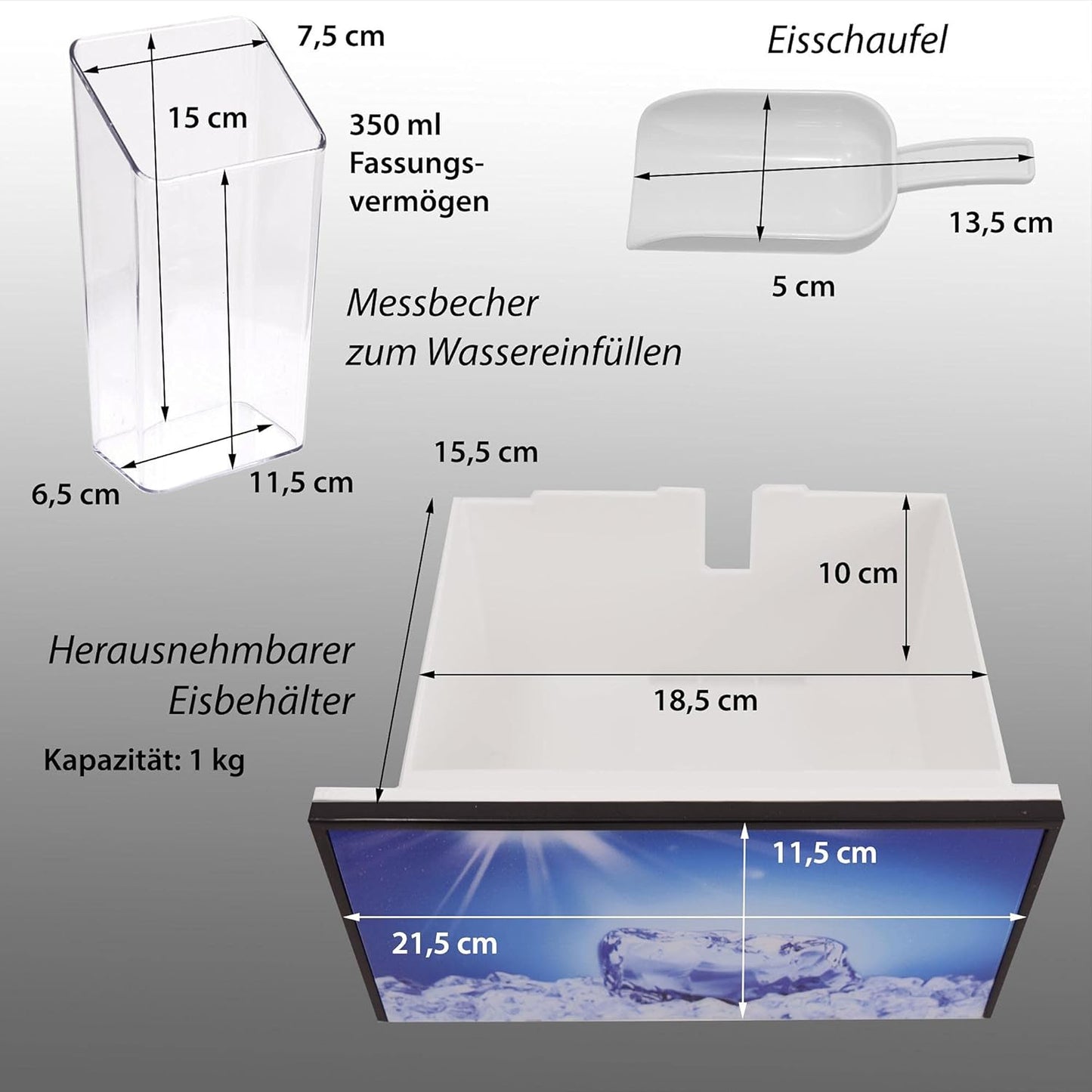 Eiswürfelbereiter