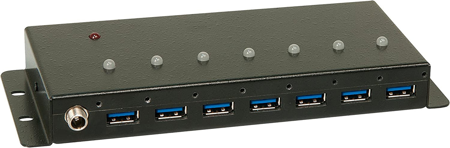7 Port USB 3.0 Metall, USB-Hub