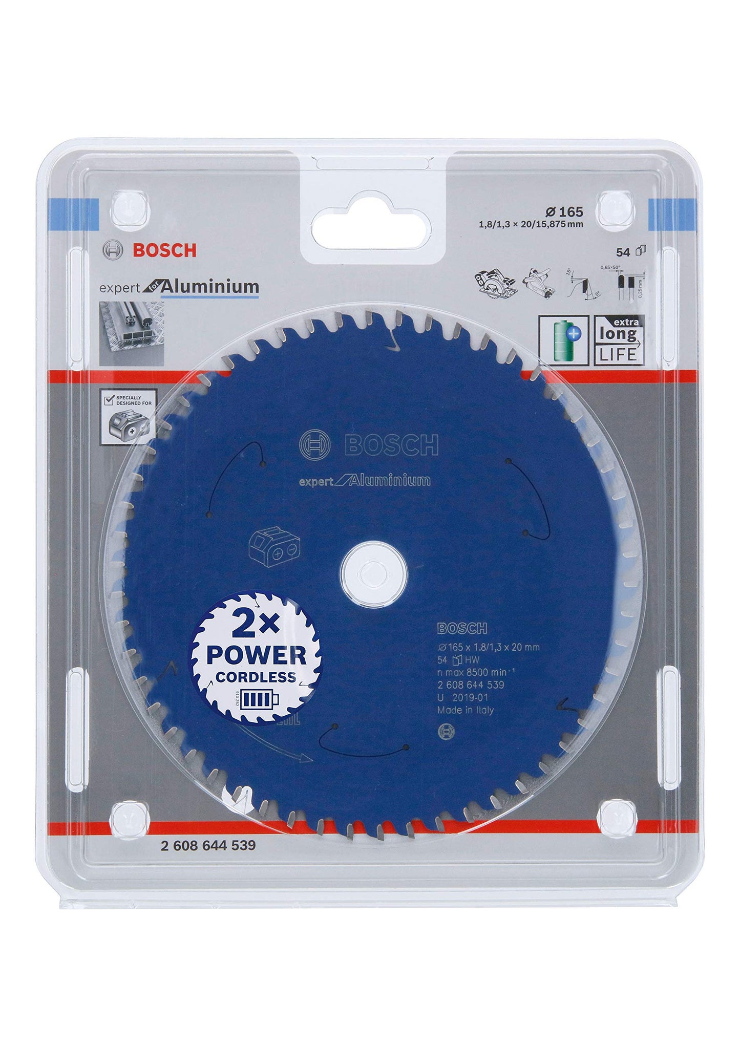 Kreissägeblatt Expert for Aluminium, 165mm, Ø 165 x 1,8/1,3 x 20 mm