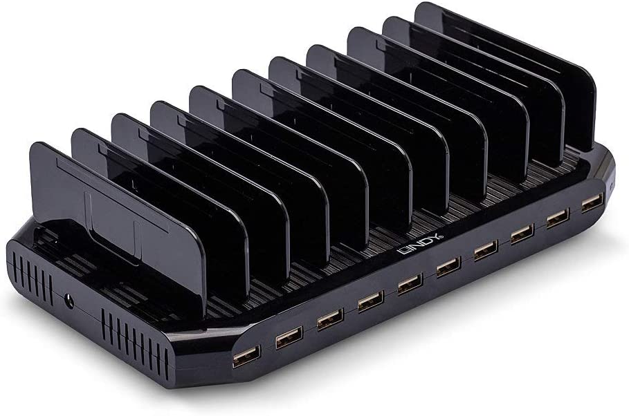 10 Port USB-Ladestation