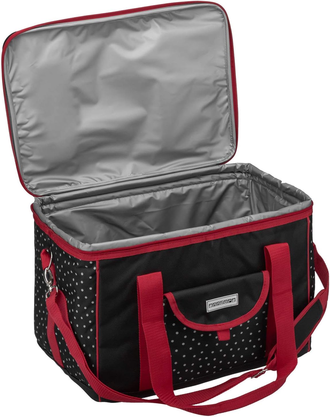 Kühltasche ‎TW-1886-230, XL schwarz weiss gepunktet