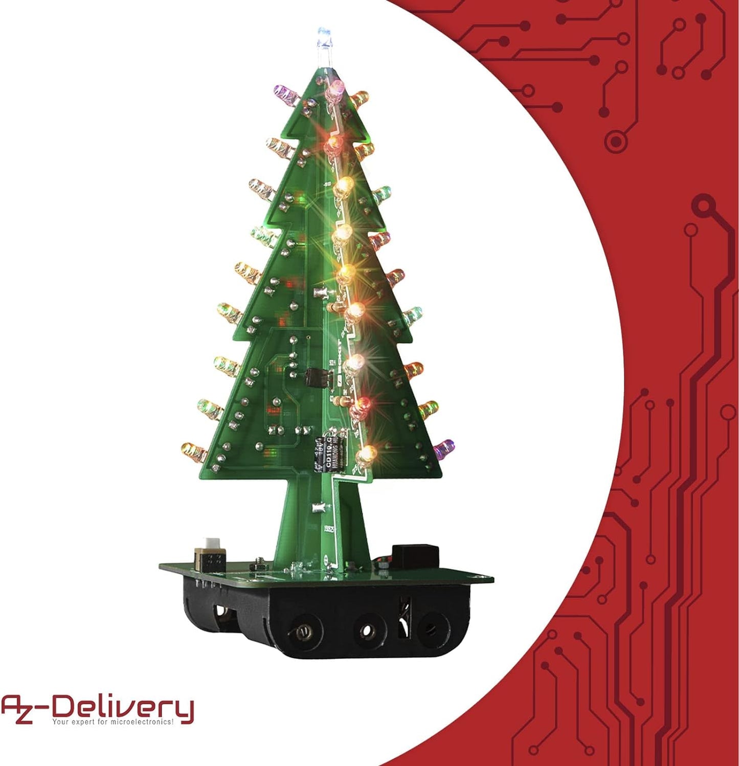 DIY LED Weihnachtsbaum Kit, 3