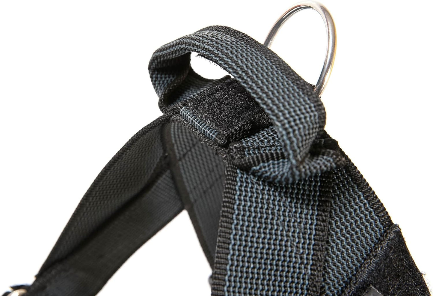 IDC Gurtbandgeschirr, XL / 2 schwarz-grau