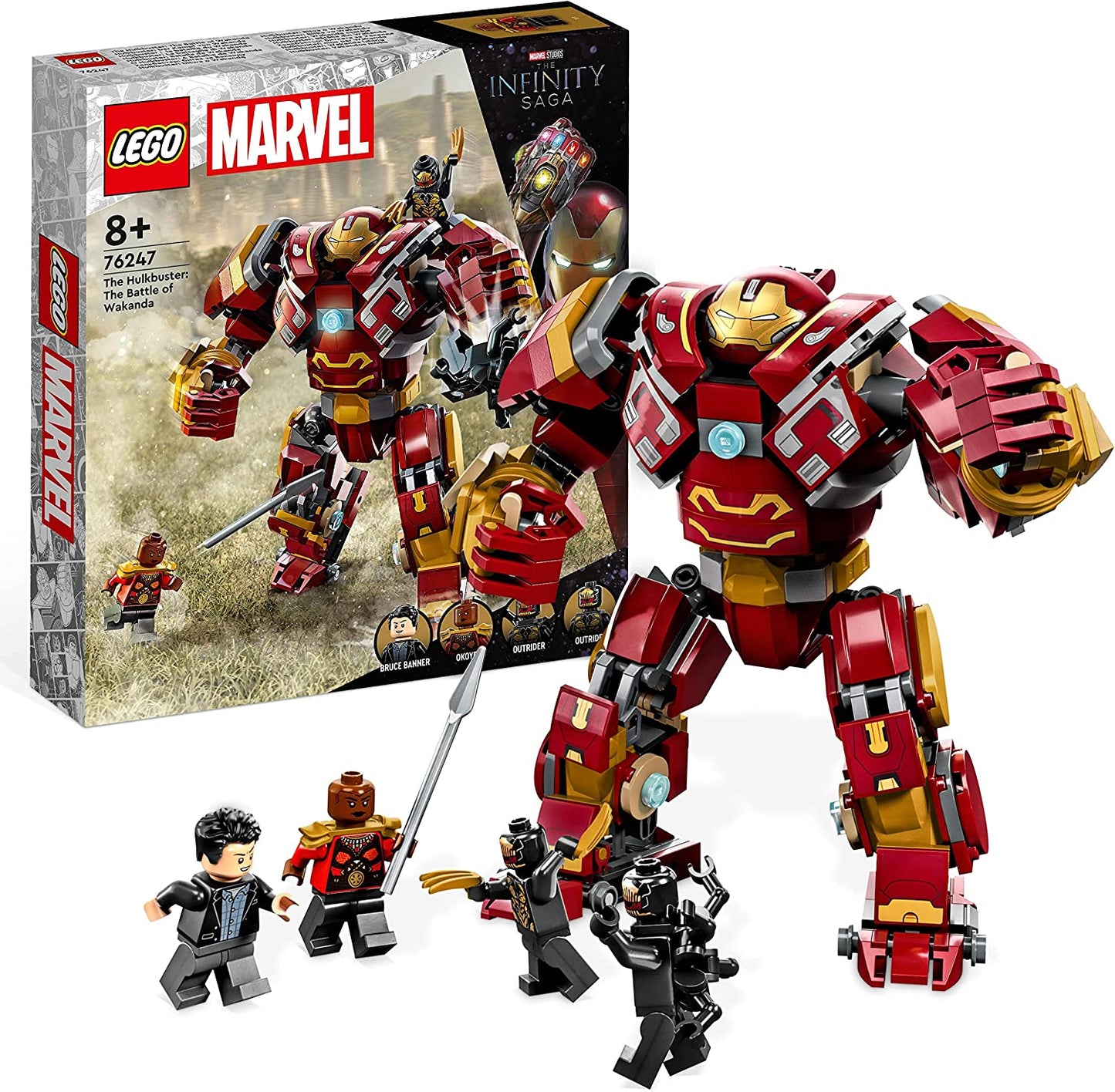 76247 Marvel Hulkbuster: Der Kampf von Wakanda, Konstruktionsspielzeug, Single