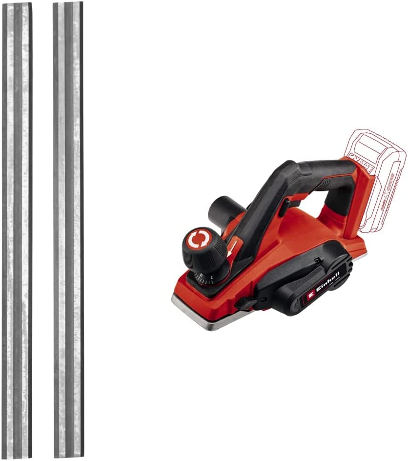 Akku-Hobel TE-PL 18/82 Li-Solo, 18Volt, Elektrohobel, inkl. 2 Ersatzwendemesser