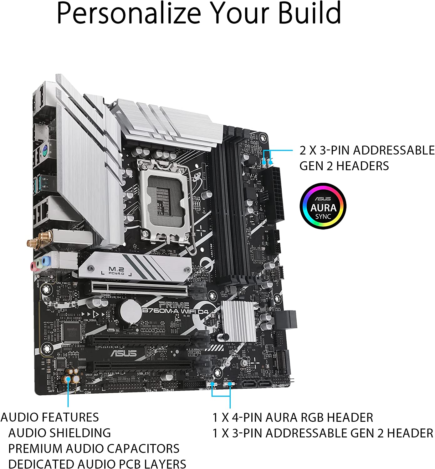 PRIME B760M-A WIFI D4, Mainboard