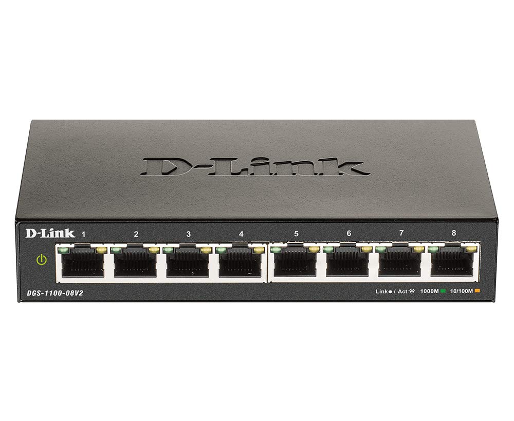 DGS-1100-08, Switch, 8 Port-8x1G Ohne PoE