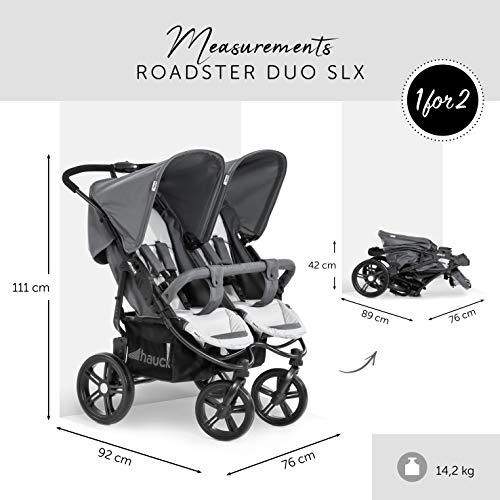 Roadster Duo SL Geschwisterwagen, Grau 1 Stück (1er Pack) Geschwisterwagen