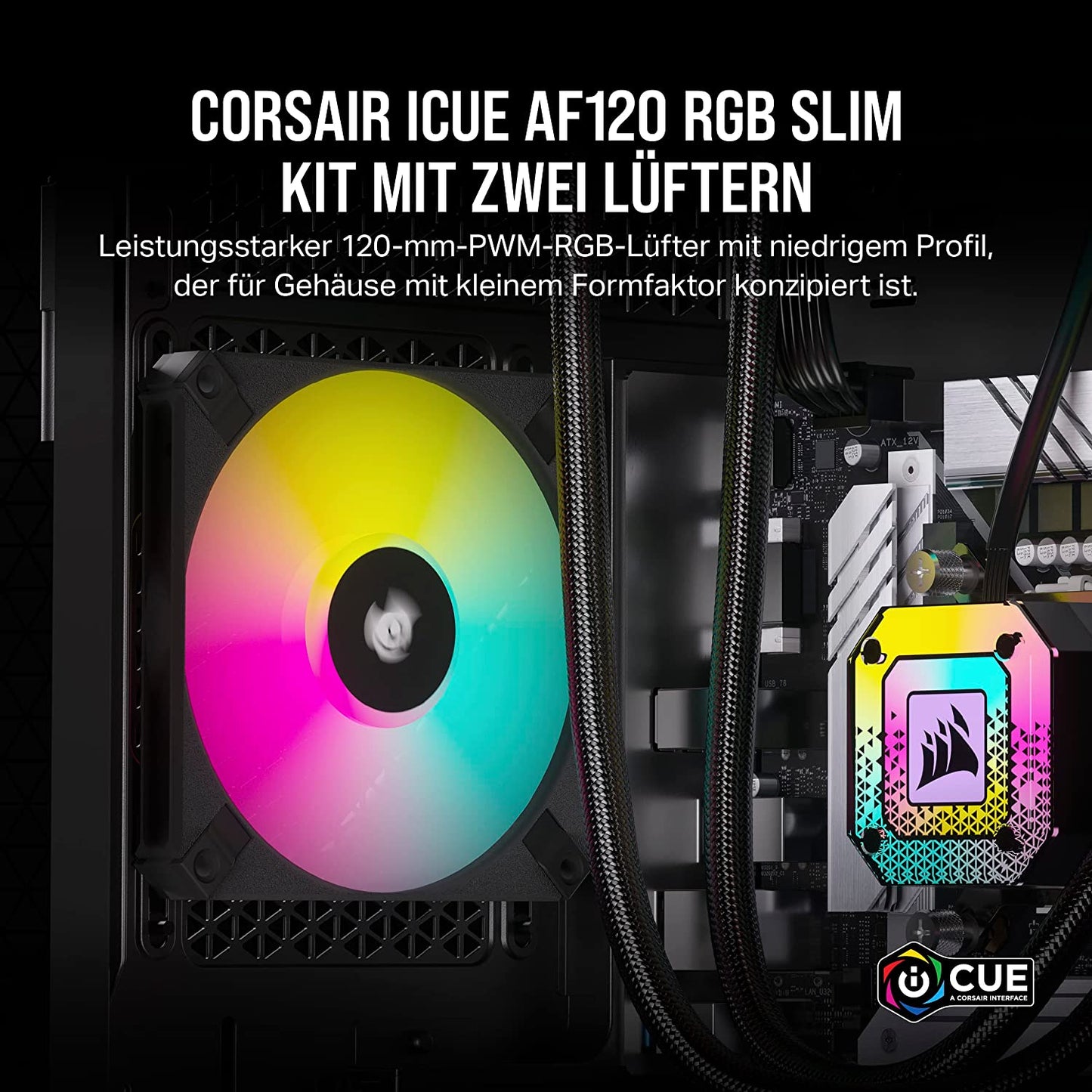 iCUE AF120 RGB Slim, Gehäuselüfter
