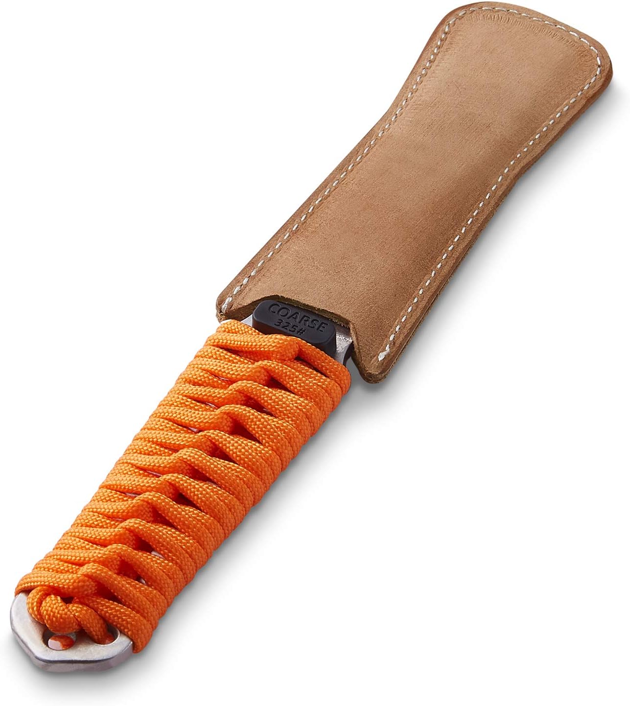 181N Diamantschärfer, Paracord-Griff mit Lederriemen