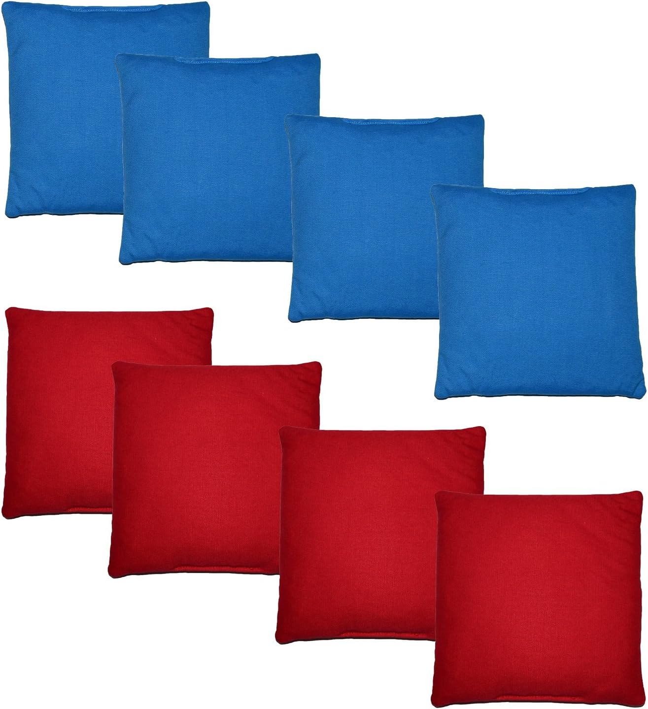 Wurfsäckchen Set, 4 rot & 4 blau