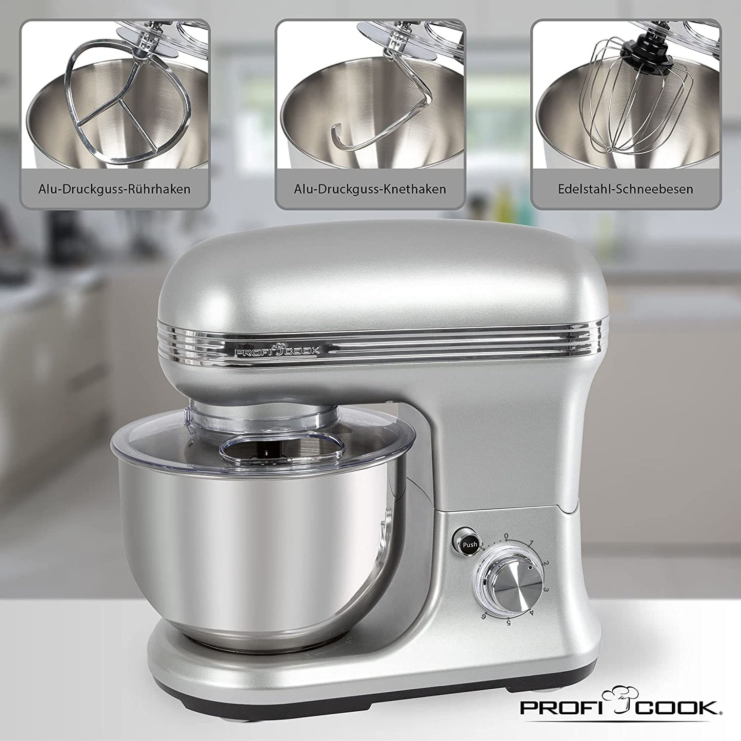 Knetmaschine PC-KM 1222 W, Küchenmaschine